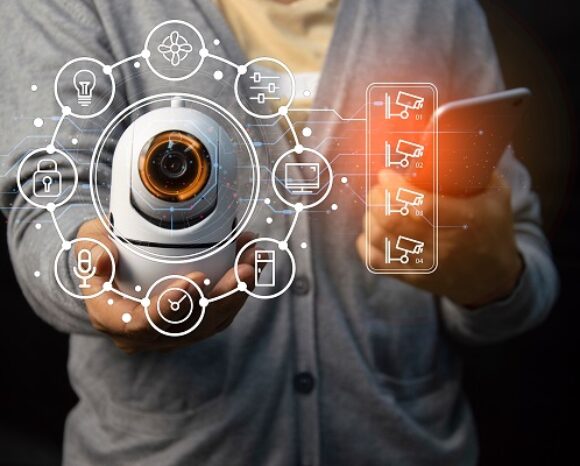 IP wifi wireless security camera supports Internet installation technology, security systems, smart home applications.