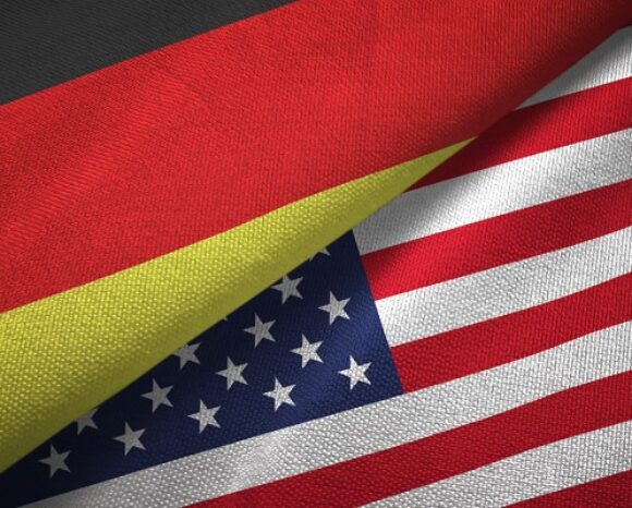 Deutschland & USA Flaggen