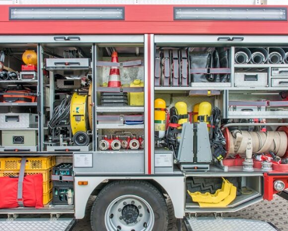 Löschgruppenfahrzeug 10 der freiwilligen Feuerwehr