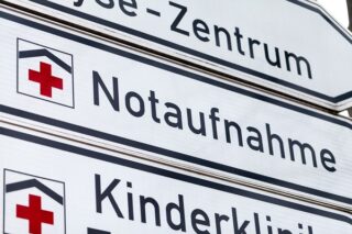Notaufnahme Schild