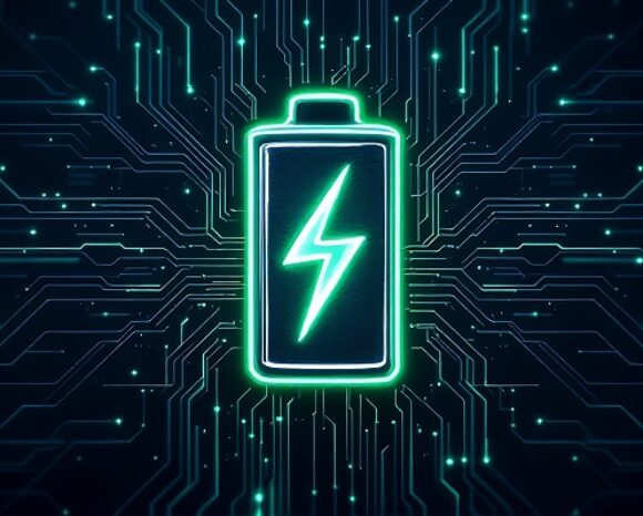 Leuchtende grüne Neon Batterie, wiederaufladbare Lithium-Ionen-Batterie mit hoher Kapazität