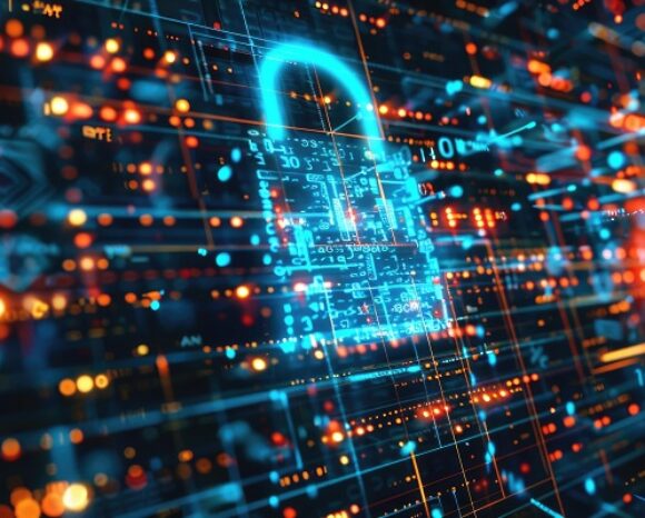 Rockwell Automation, Bild eines Vorhängeschlosses auf einem Computerbildschirm