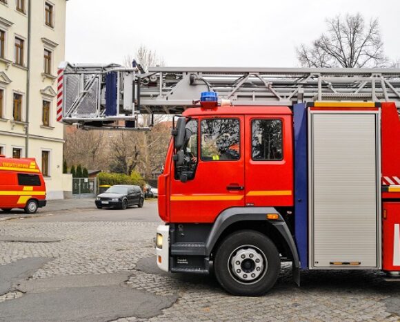 Leiterwagen, Feuerwehreinsatz