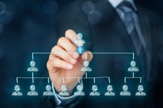 CEO an der Spitze der Firma