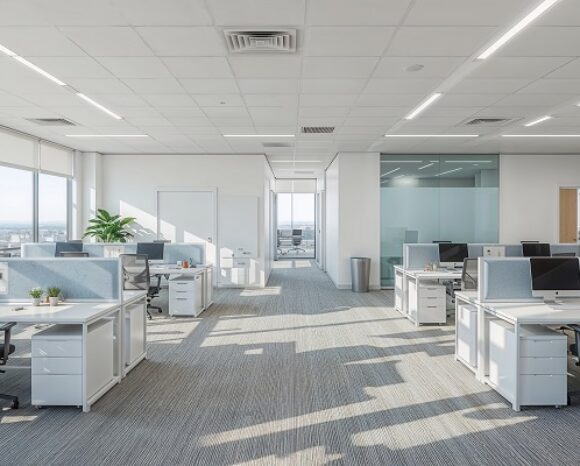 Modernes Büro mit Schreibtischen