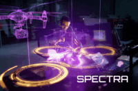 Digitale Simulationen veranschaulichen die Entwicklung neuer Schutztechnologien für unbemannte Systeme im Rahmen der SPECTRA-Challenge – ein Innovationswettbewerb zur Abwehr elektronischer Bedrohungen.