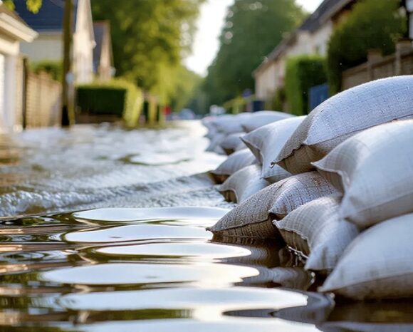 Sandsäcke für den Hochwasserschutz