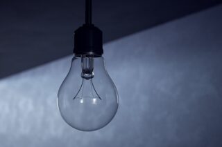 Glühbirne ohne Licht