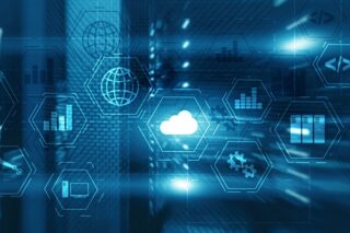 Mixed Media Virtual Bildschirm, Konzept von Technologie