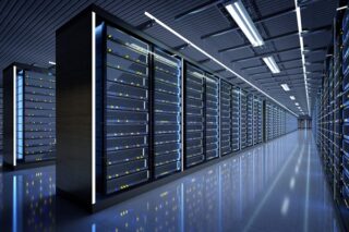 Serverraum, Rechenzentrum, 3D Render