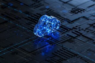 Cloud Computing und Network Security Konzept