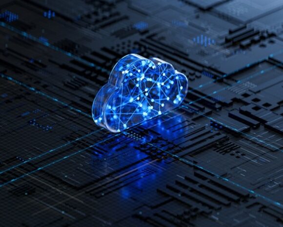 Cloud Computing und Network Security Konzept