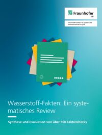 In einer großen Meta-Analyse werteten Forschende im Projekt „H2 Companion“ des Fraunhofer ISI über 100 Faktenchecks zu Wasserstoff aus.