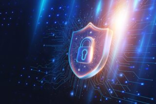 Cybersecurity Schild