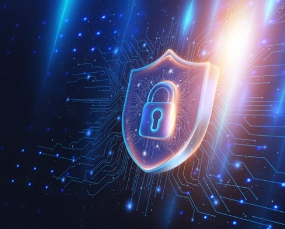 Cybersecurity Schild
