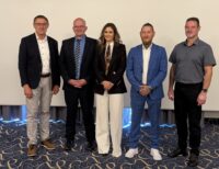 Die neue Spitze des BDSW-Fachausschuss Bundeswehr (v.l.): Nikolaus Danner, Helmut Grönheim, Viktoria Nees, Jörg Schultz, Bernd Petersen.